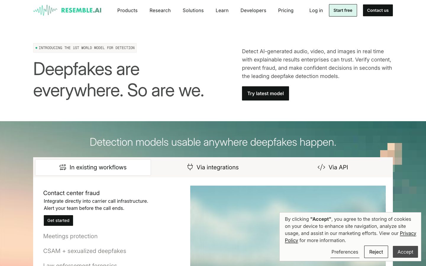 Resemble AI preview