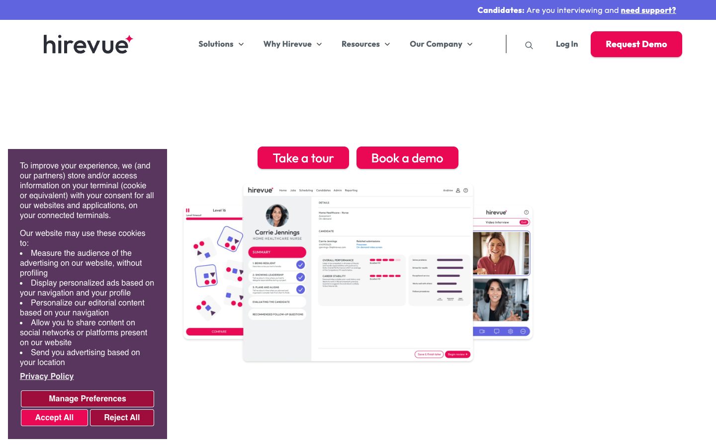 HireVue — Screenshots 1