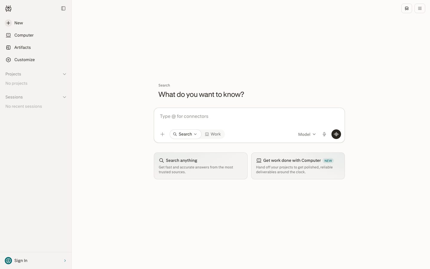 Perplexity — Screenshots 1