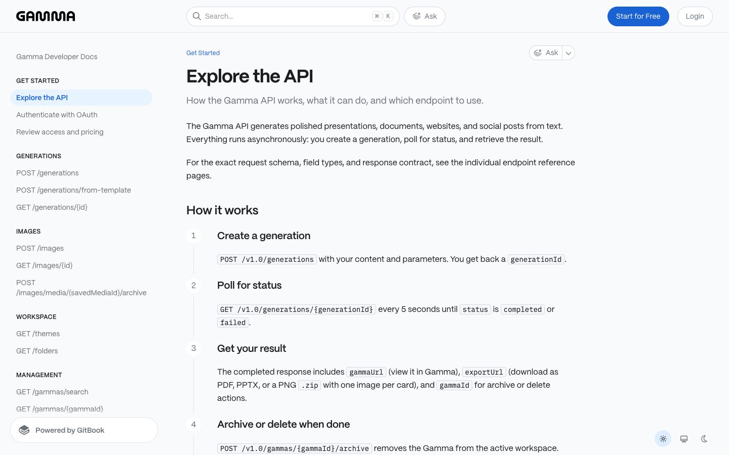 Gamma — Screenshots 1