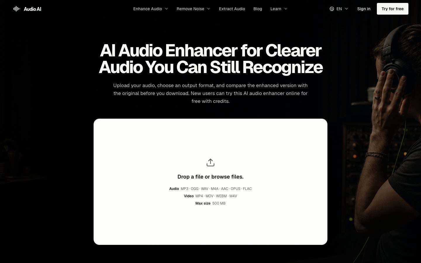 AudioAI.io preview