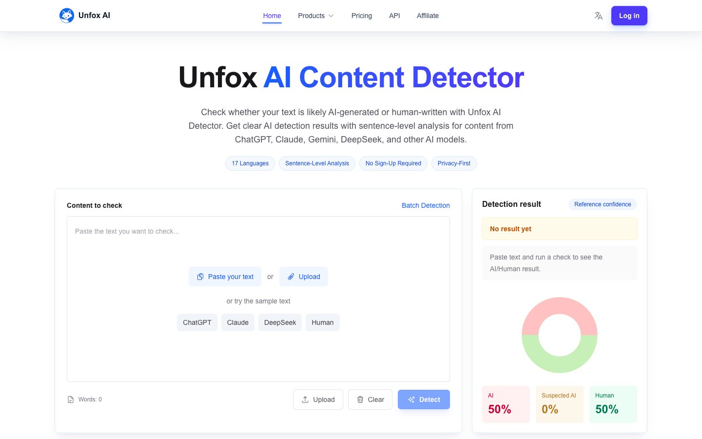 Unfox AI — Screenshots 1