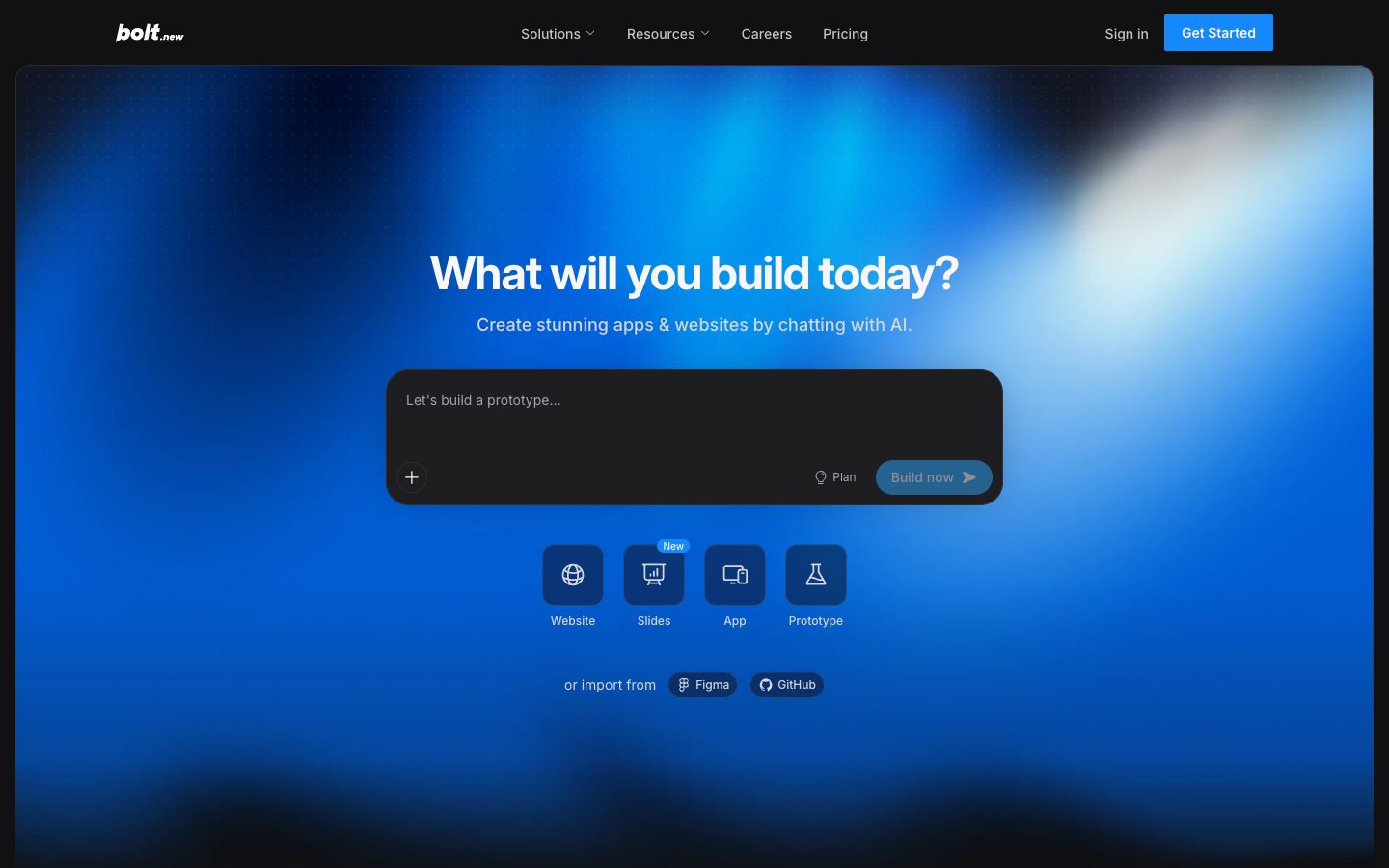 Bolt.new preview