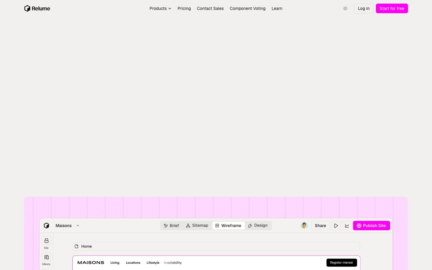 Relume — Screenshots 1