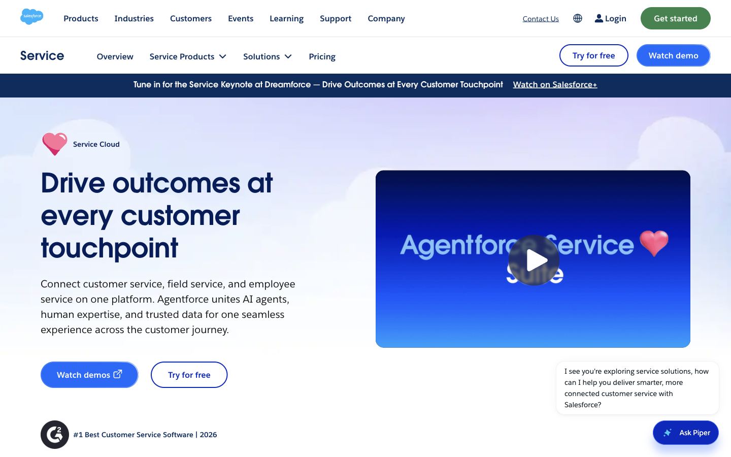 Salesforce Service Cloud — Screenshots 1