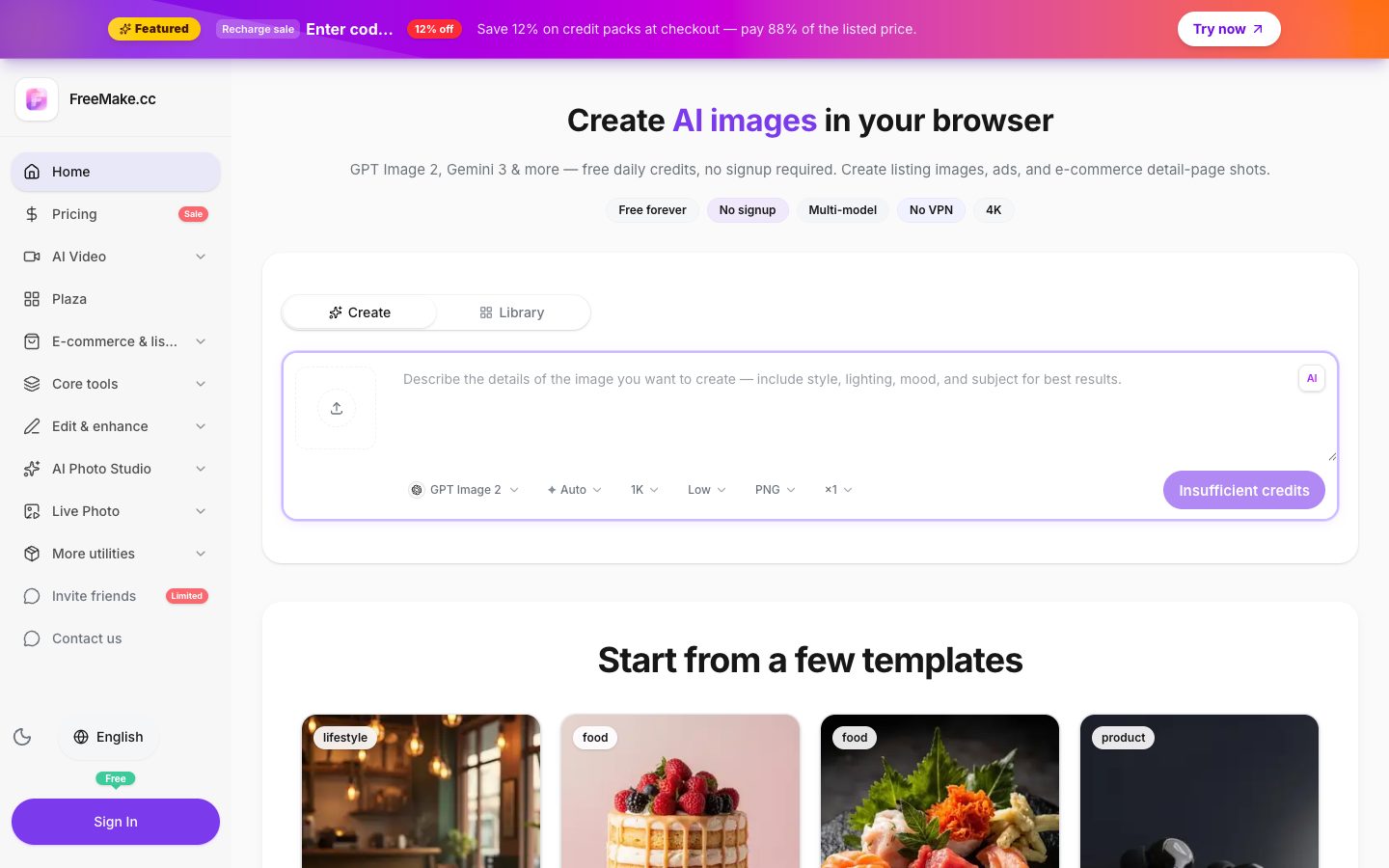 FreeMake.cc preview