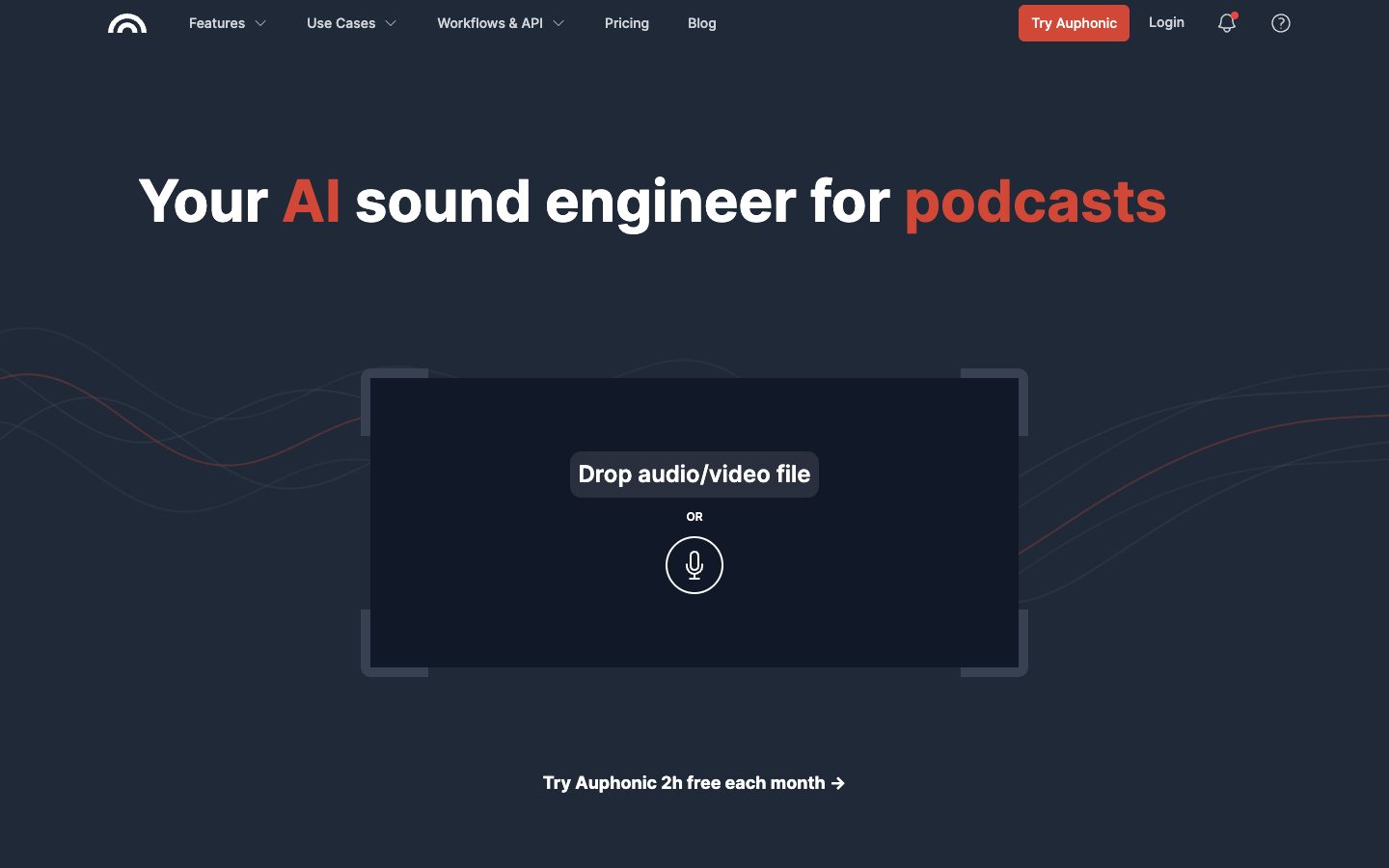 Auphonic — Screenshots 1