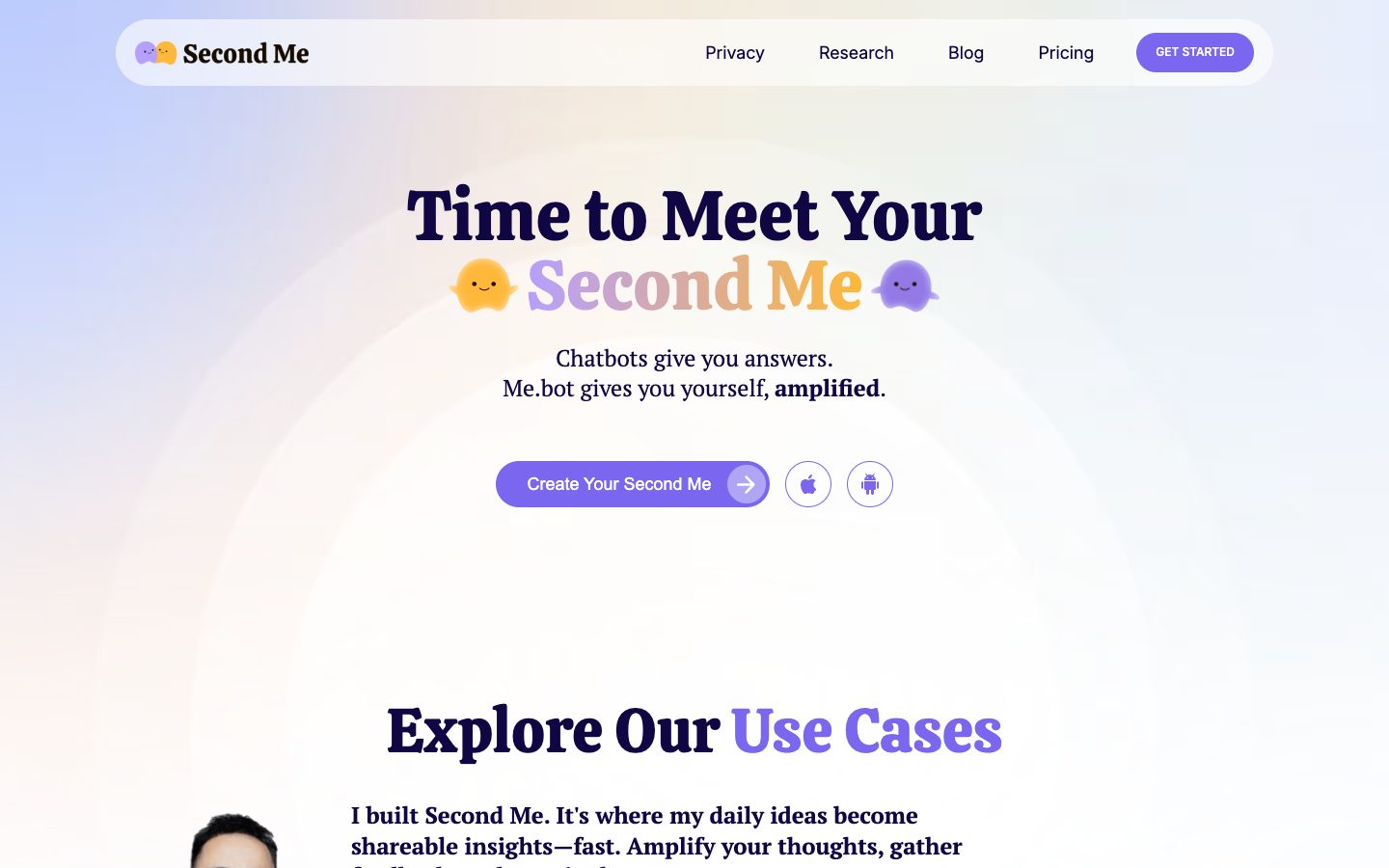 Second Me (Me.bot) — Screenshots 1